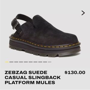 Doc Martens Mules - Black size 8